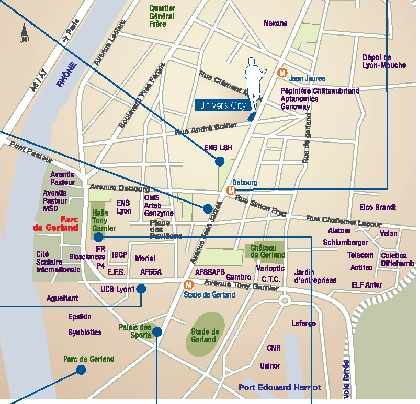 Map of the Local Area